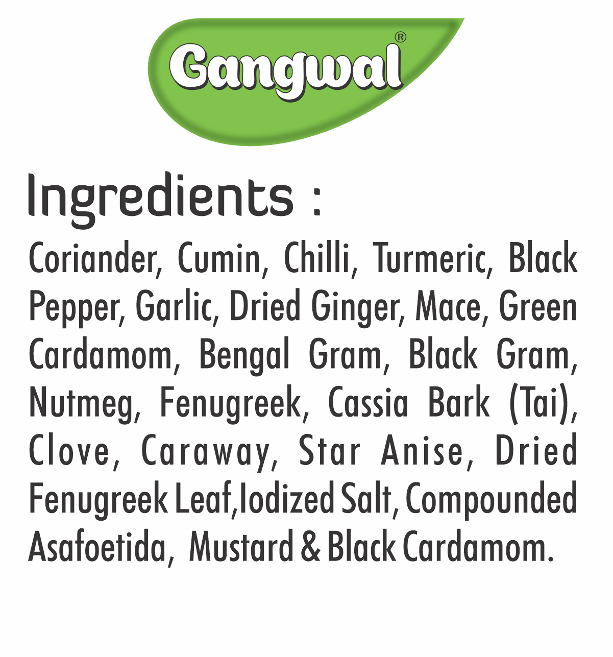 Gangwal Kitchen King Masala 50gm (Box)