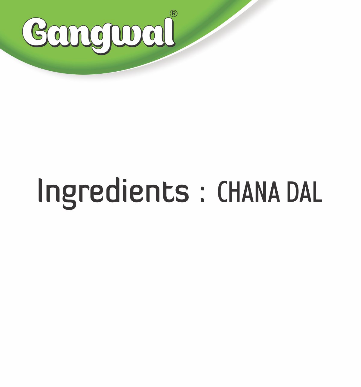 Gangwal Besan Sada (Gram Flour) 500gm Pack
