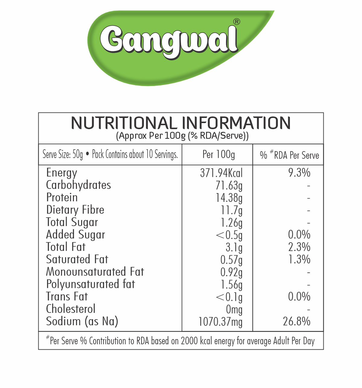 Gangwal Instant Chakli Mix 500gm Pack