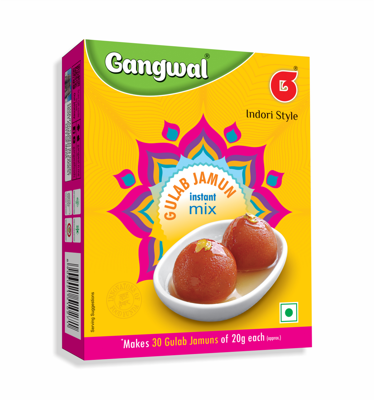 Gangwal Instant Gulab Jamun Mix 200gm Pack