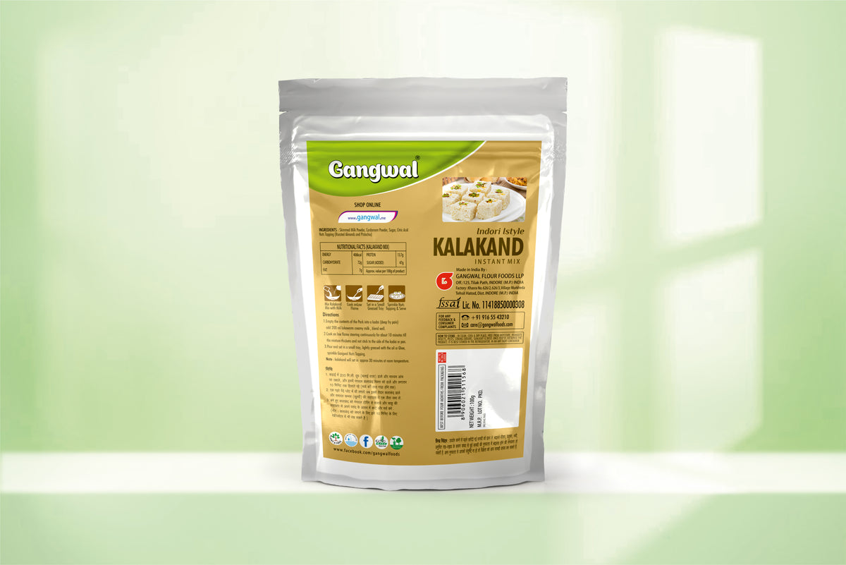 Gangwal Instant Dessert Kalakand Mix 100gm Pack