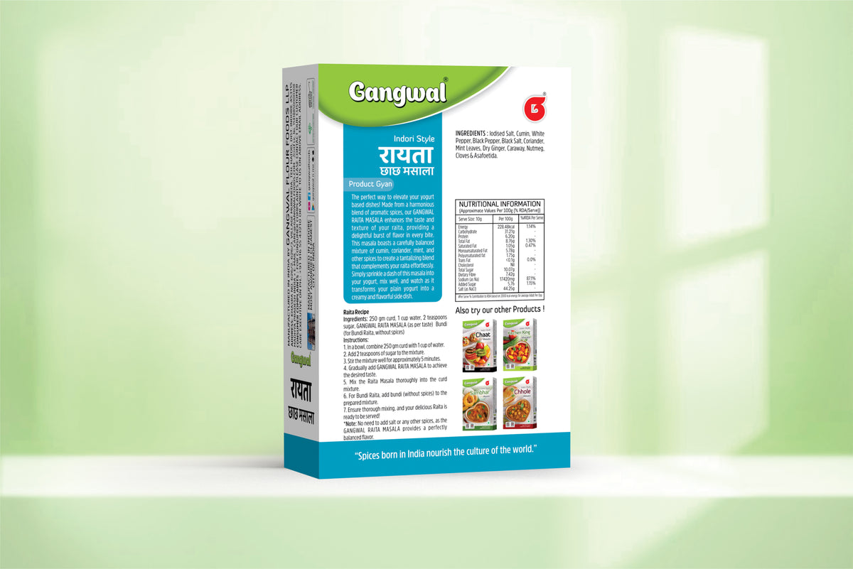 Gangwal Raita Masala 50gm (Box)