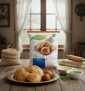 Gangwal Shahi Bafla Batti Atta 1kg Pack