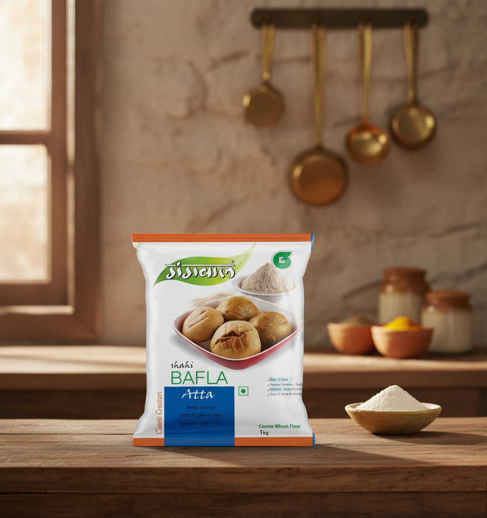 Gangwal Shahi Bafla Batti Atta 1kg Pack