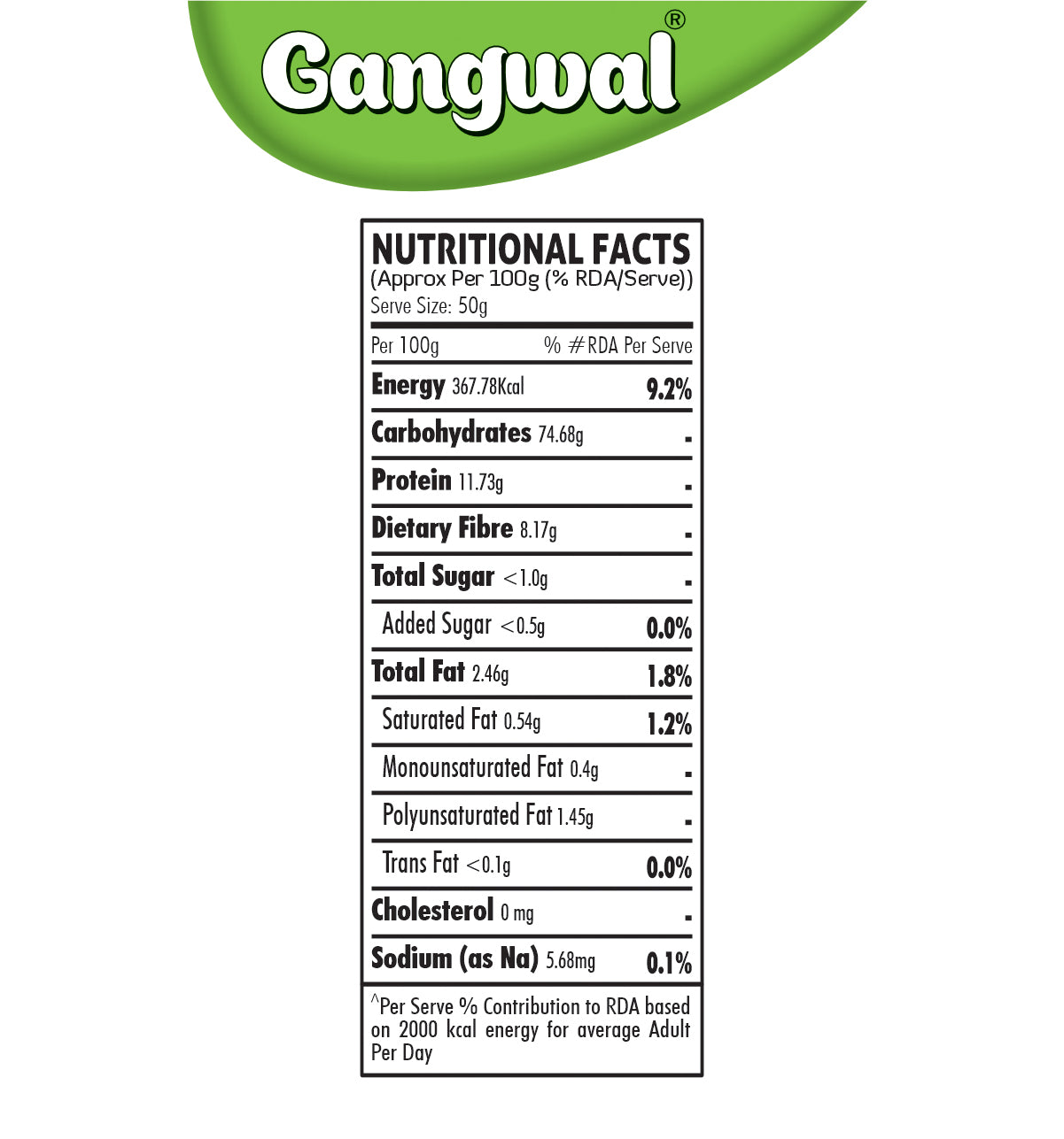 Gangwal Multigrain Atta M7 2 Kg