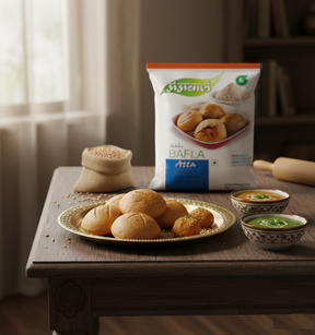 Gangwal Shahi Bafla Batti Aata 1kg Pack of 5