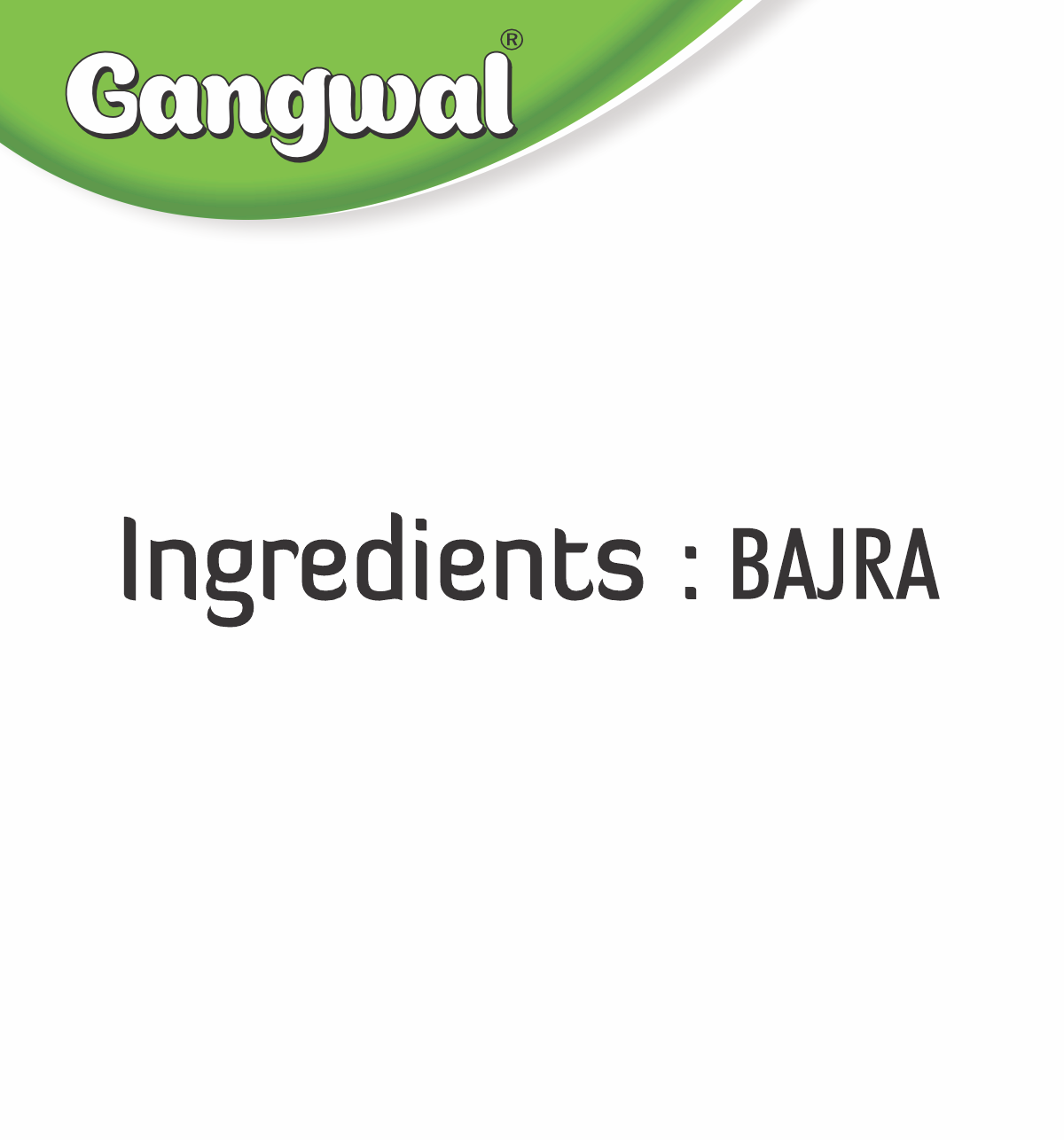 Gangwal Bajra Aata (Pearl Millet Flour) 1kg pack