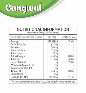 Gangwal Besan Sada  (Gram Flour) 500gm Pack