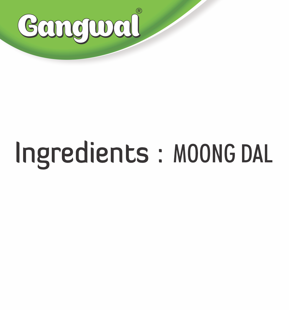 Gangwal Moong Aata 500gm Pack