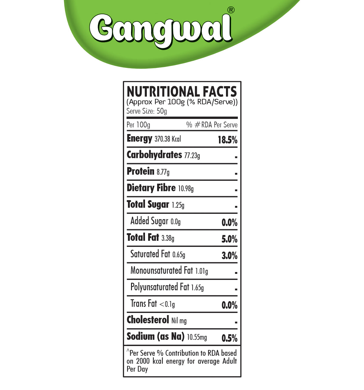 Gangwal Desi Makka Atta 500g