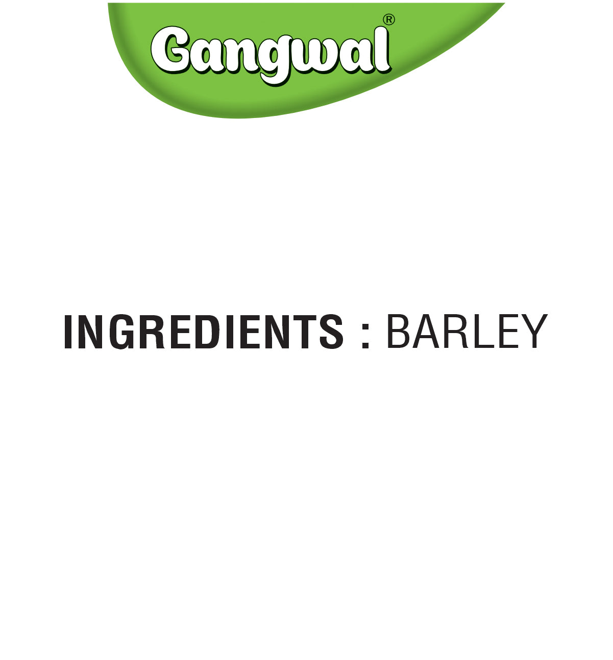 Gangwal Barley (Jau) Aata 500gm Pack