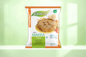 Gangwal Makka Aata Yellow Maize Flour 1Kg Pack
