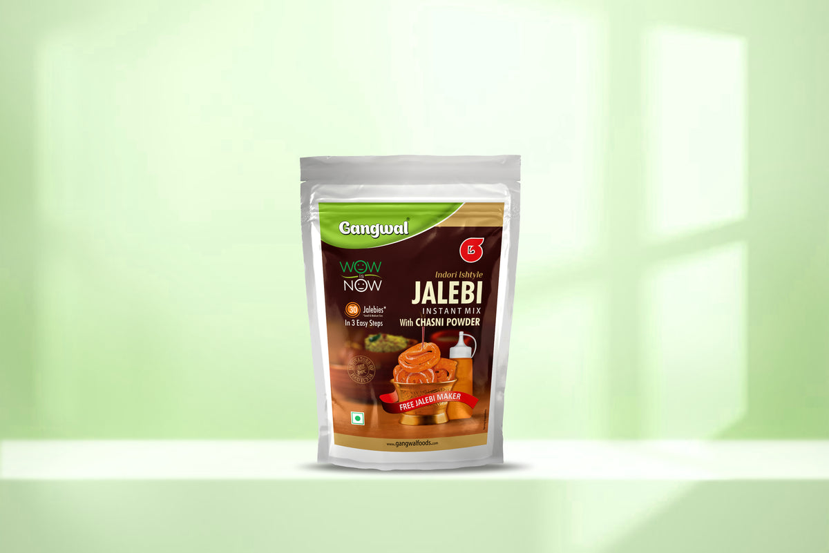 Gangwal Instant Dessert Jalebi Mix + Chasni Powder + Jalebi Maker